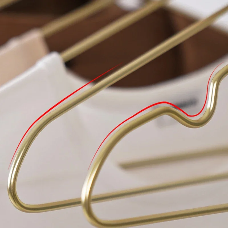Non-Slip Clothes Hanger 10pcs Skirt Coat Drying Hanger for Wardrobe Clothing Storage Sapce Metal Save Organizer clothes hanger