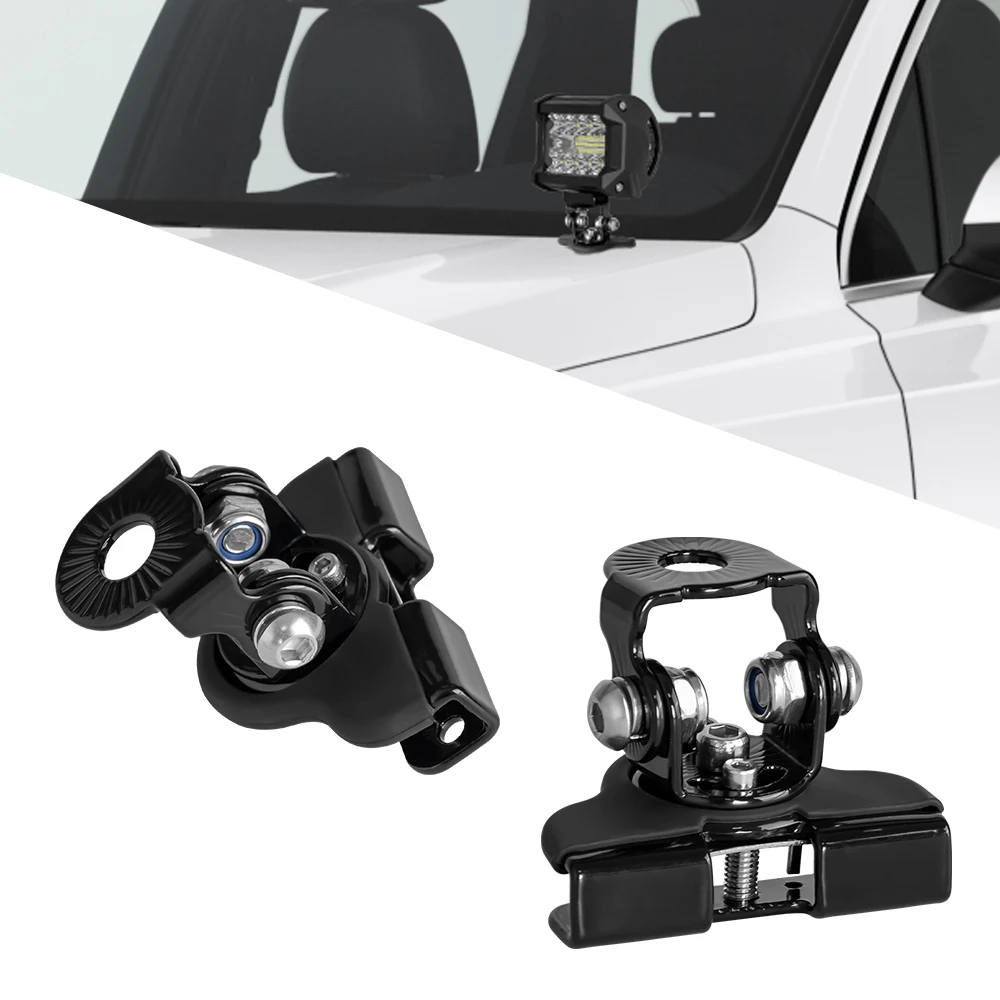 Stainless Steel Universal Car Auto Hood LED Work Light Bracket Holder Clamp Engine Cover Mounting Clamp Accessories led work light holder work light led light car led light