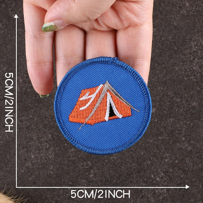 Self Adhesive Patches Tactical Insignia Patch Embroidery Cloth Patches Boy Scouts