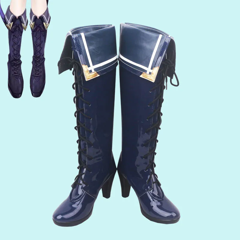 

Selen Tatsuki Hololive Vtuber Obsydia Cosplay Shoes Custom Made Boots Halloween Party Carnival Cosplay Prop Role Play Accessory