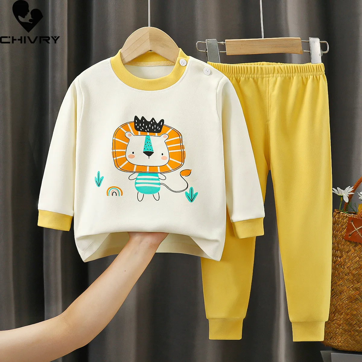 Рисунок 3 - Осенне-зимняя теплая Пижама для мальчиков и девочек