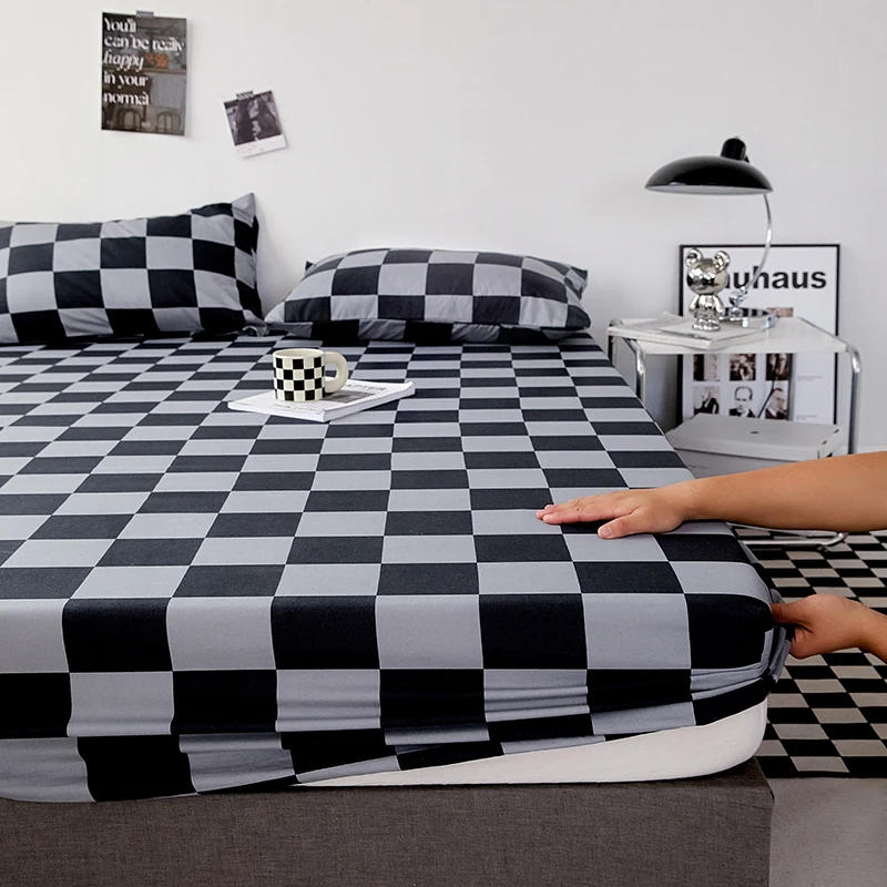 1pc Bed Cover Single Size Fitted Sheet Double Bedspread for Home Bedsheet 90/120/150/180/200 Bed Linen Sabana (No Pillowcase) 2