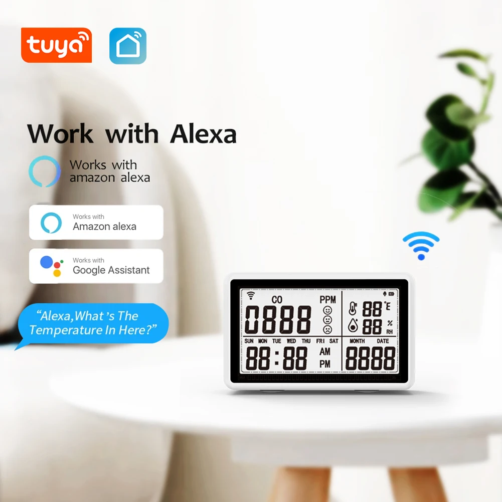 

Умный Измеритель температуры и влажности с Wi-Fi и ЖК-дисплеем