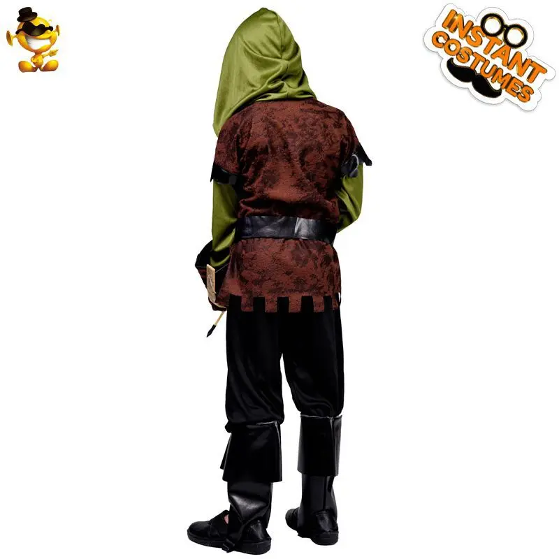 Kids Boys Halloween Grand Theft Archer Costume Party Boys Gamekeeper Hunter Costume Carnival Props Without Bow Arrow