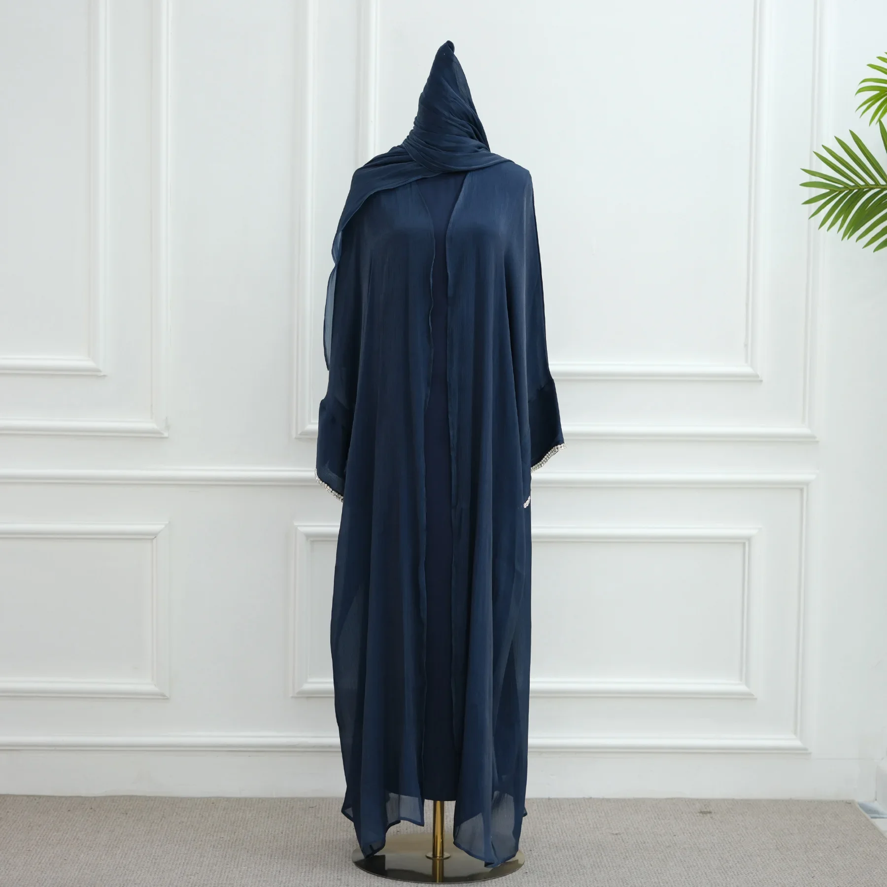 Blue abaya
