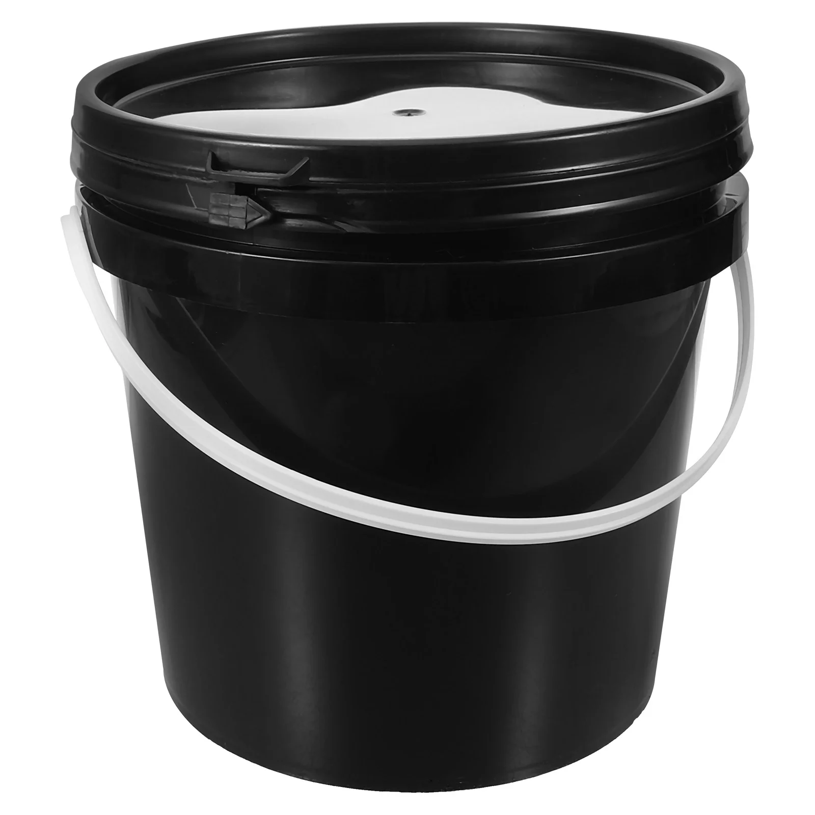 Plastic Paint Bucket Round Lid Handle Empty Cans Paint Container Gallon For Small