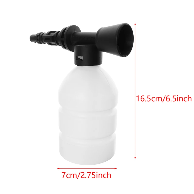 세차용 폼 랜스 발생기, 압력 세척기 기관총용 폼 포트, 1/4 인치 조절 가능, 300ml
