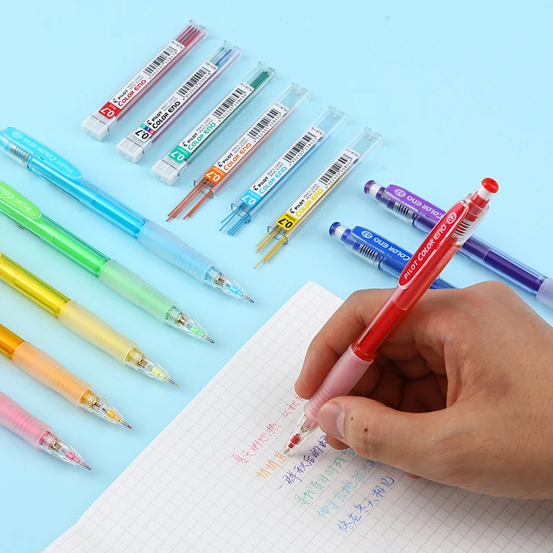 8-Pack Colorful Flowers Mechanical Pencils - 0.5mm Lead Writing & Drawing Pencils