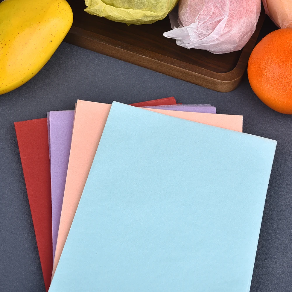 Liner Seidenpapier 100 Stück A4/A5 für Kleidung, Hemden, Schuhe, DIY, handgefertigt, durchscheinend, Weinpapier, Geschenkverpackung – Detail 2