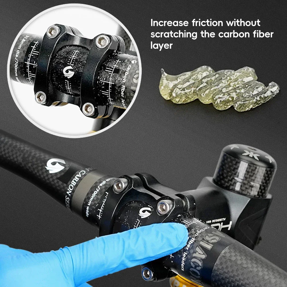 1/2Pcs 10g Carbon Fiber Anti Slip Agent For Seatpost Handlebar Frame Stem Carbon Fiber Surfaces Protection Accessory Bike Grease