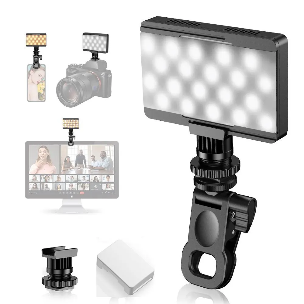 

VL40 Led селфи-лампа с мягким диффузором 360 шаровая Головка 2700-6500K