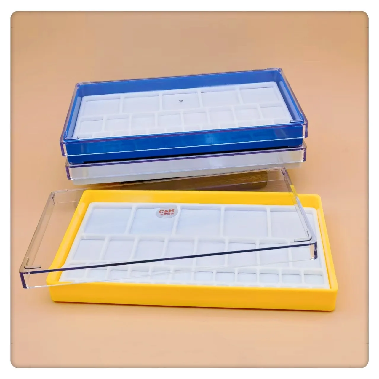 새로운 시계 부품 보관 상자 주최자 시계 수리 도구 시계 제조 업체를위한 운동..