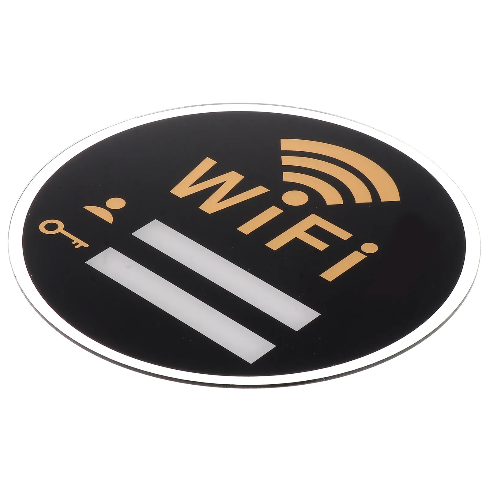 

3D акриловая зеркальная Настенная Наклейка с Wi-Fi, перезаписываемая учетная запись и пароль для общественных магазинов, вывеска с Wi-Fi