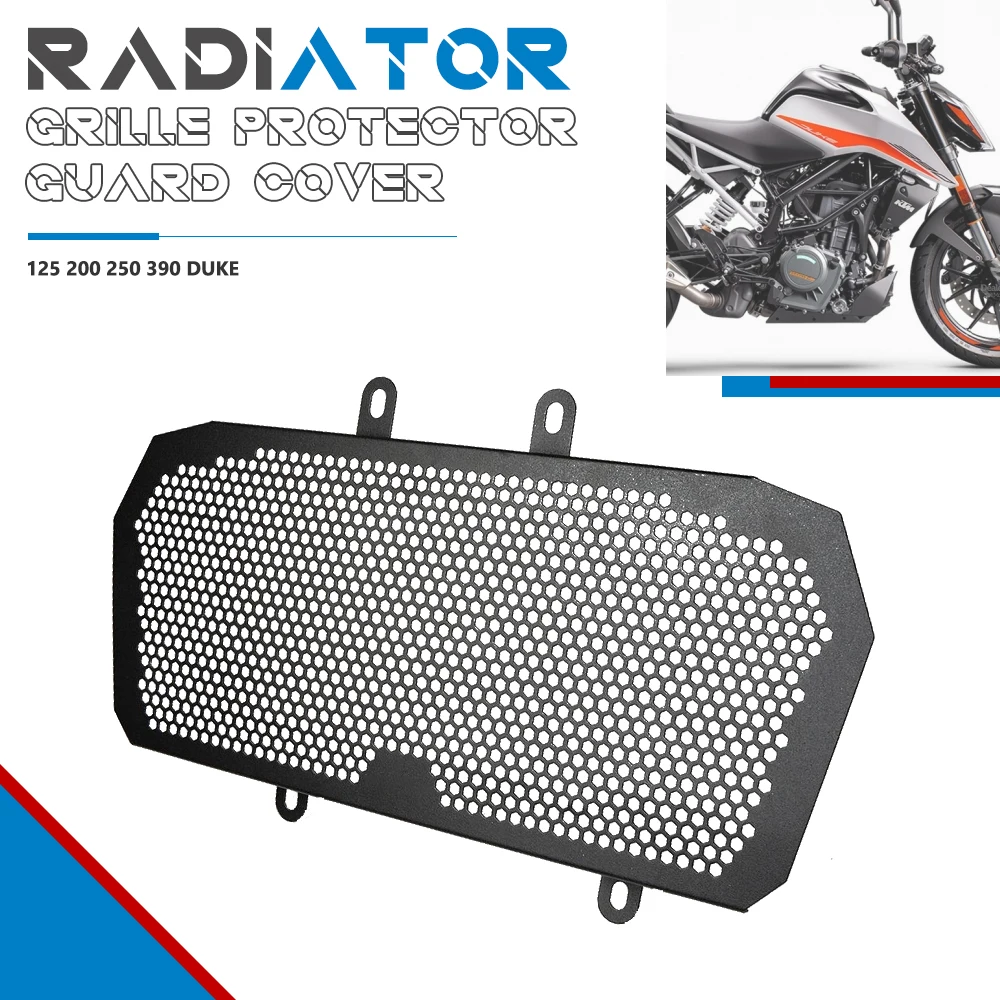 

For Duke200 DUKE390 2012 2013 2014 2015 2016 2017 2018 2019 2020 2021 Motorcycle Radiator Grille Grill Guard Cover Protector