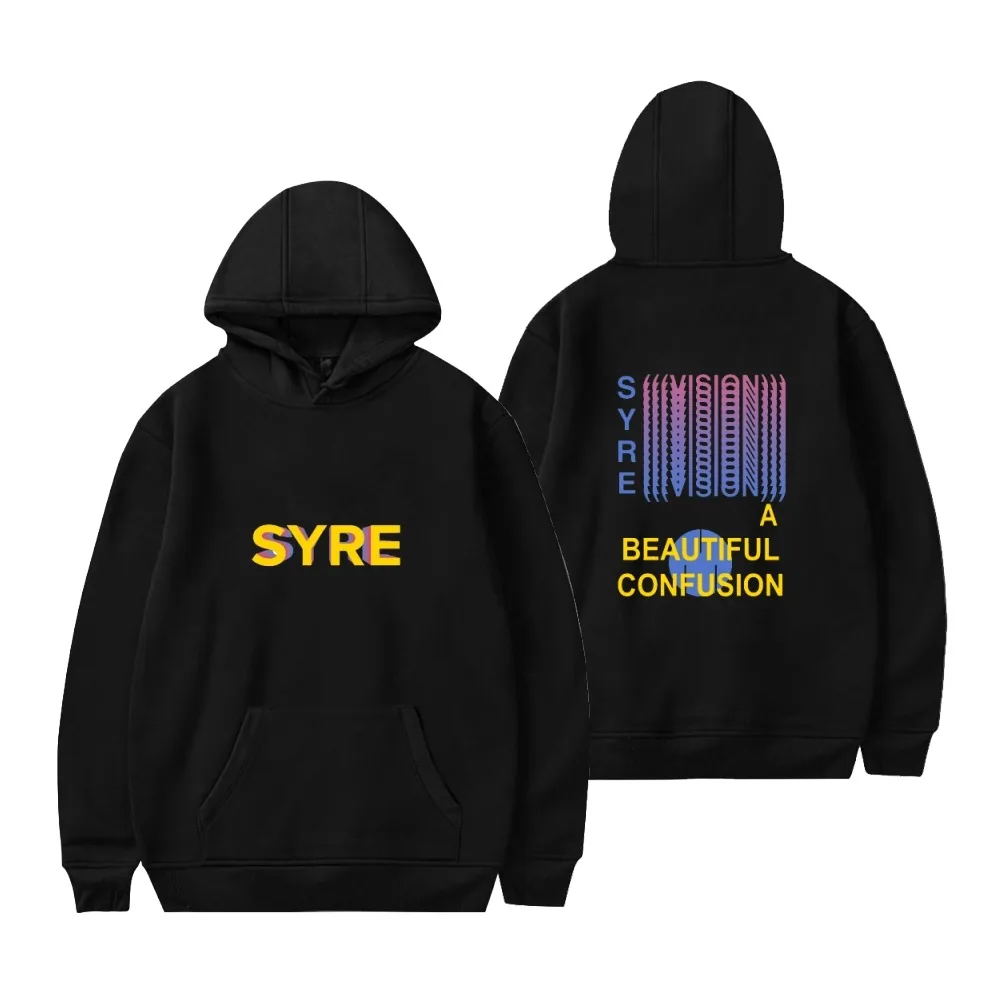 

2023 Jaden Smith Merch SYRE Hoodie Unisex Long Sleeve Pullover Sweatshirt Women Men's Hoodie 90s Pop Hip Hop Harajuku Youthf