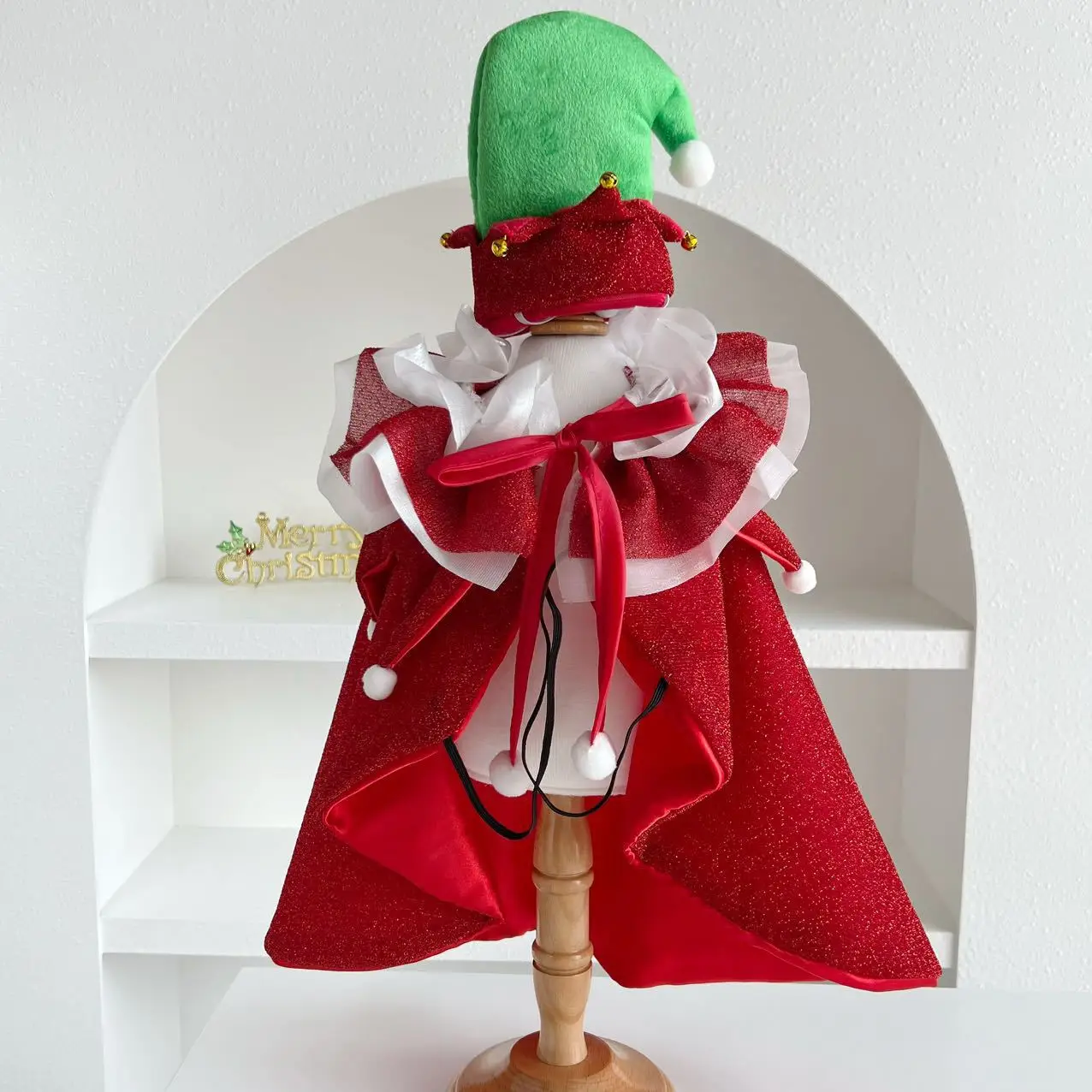 Lindo disfraz para mascotas (perros y gatos), elegante conjunto de capa y sombrero para sesión de fotos navideña, divertido atuendo para festivales (razas pequeñas y medianas)._voghion.com