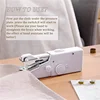 Mini Portable Handheld Sewing Machine Stitch Sew Needlework Cordless Clothes Fabrics Electric Sewing Machine With Kit Accessorie 5