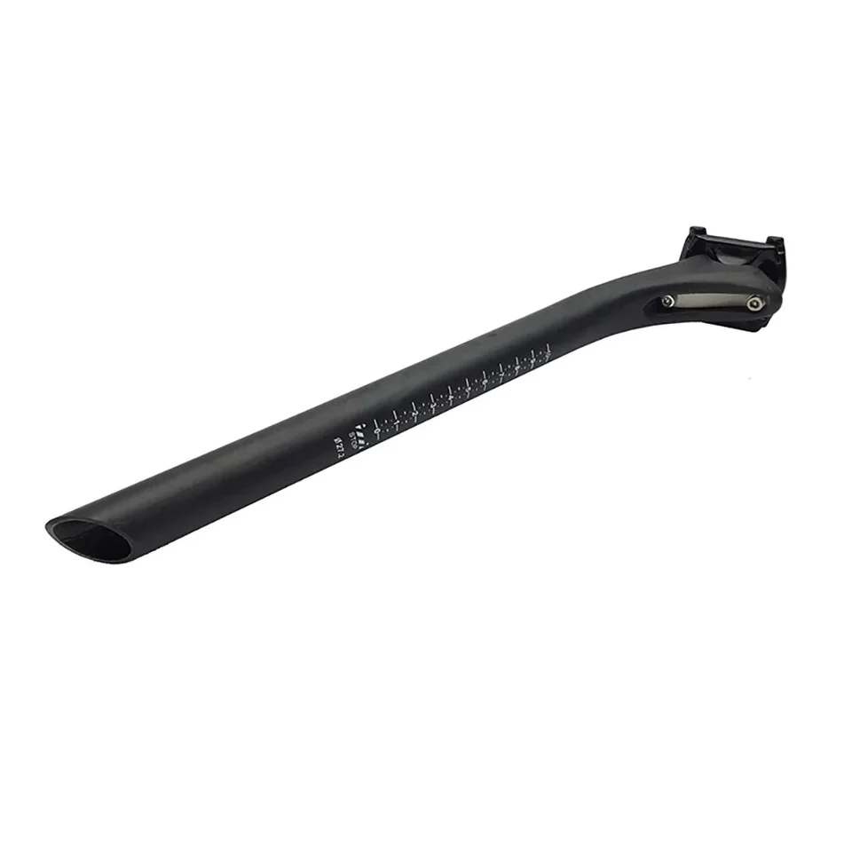 Tige De Selle Réglable En Fibre De Carbone - Diamètre 31,6 Mm, Longueur 400 Mm - Angle Réglable 5-25° - Pour VTT Et Route