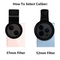 Universal 52mm Circular Polarizer Camera Lens CPL No Reflections Filter with Phone Clip for iPhone Samsung Huawei Smartphone - Image 5
