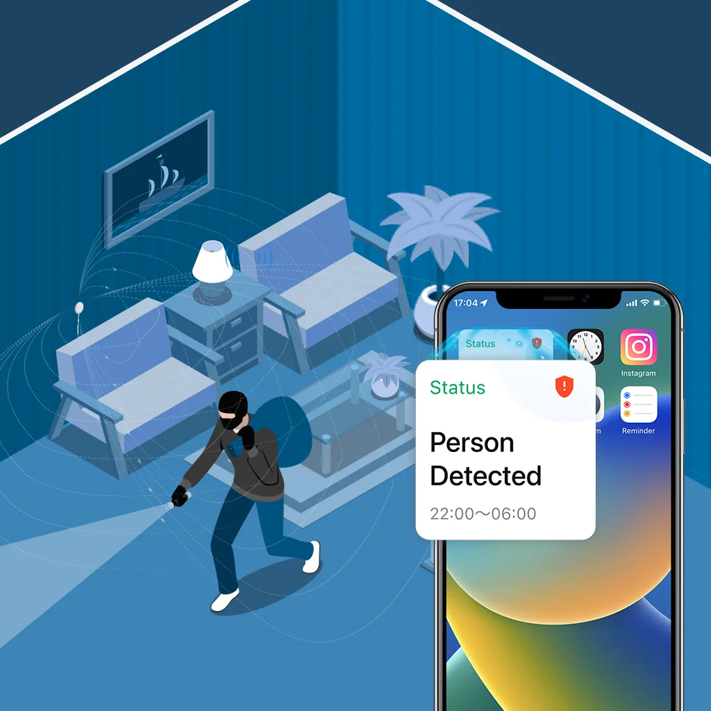LinknLink eMotion Ultra 60GHz mmWave Radar WiFi Smart Presence Sensor,IR,Brightn