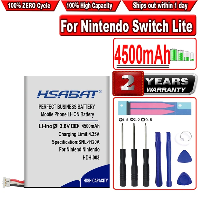 HSABAT 4500mAh HDH-003 HDH-001 HDH-002 Battery for Nintendo Switch