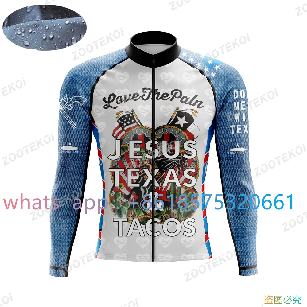 Love The Pain Waterproof Cycling Jacket Men Windproof Mtb Bike Jersey Bicycle Riding Running Snowboarding Coat