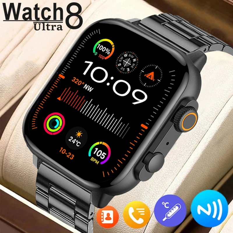 

2023 HK9 Ultra 2 AMOLED Smartwatch Men HK8 Upgraded ChatGPT NFC Smart Watch 2GB ROM Dynamic Island Ai Watch Face For Android IOS