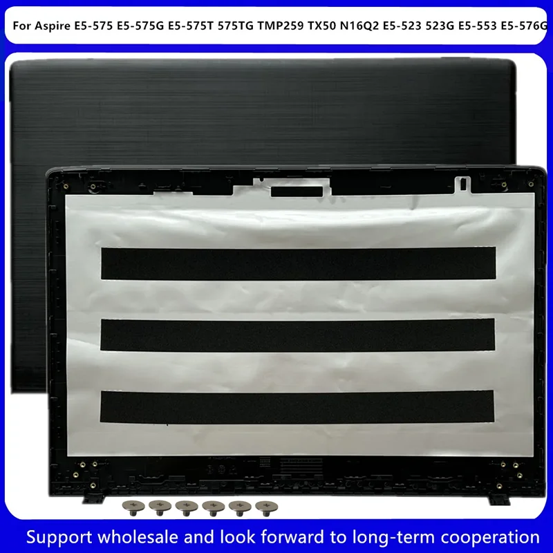 para Acer Aspire E5575 E5-575g E5-575t 575tg Tmp259 Tx50 N16q2 E5-523 523g E5-553 E5-576g Lcd Capa Traseira Moldura Dianteira Dobradiças - Imagem 3