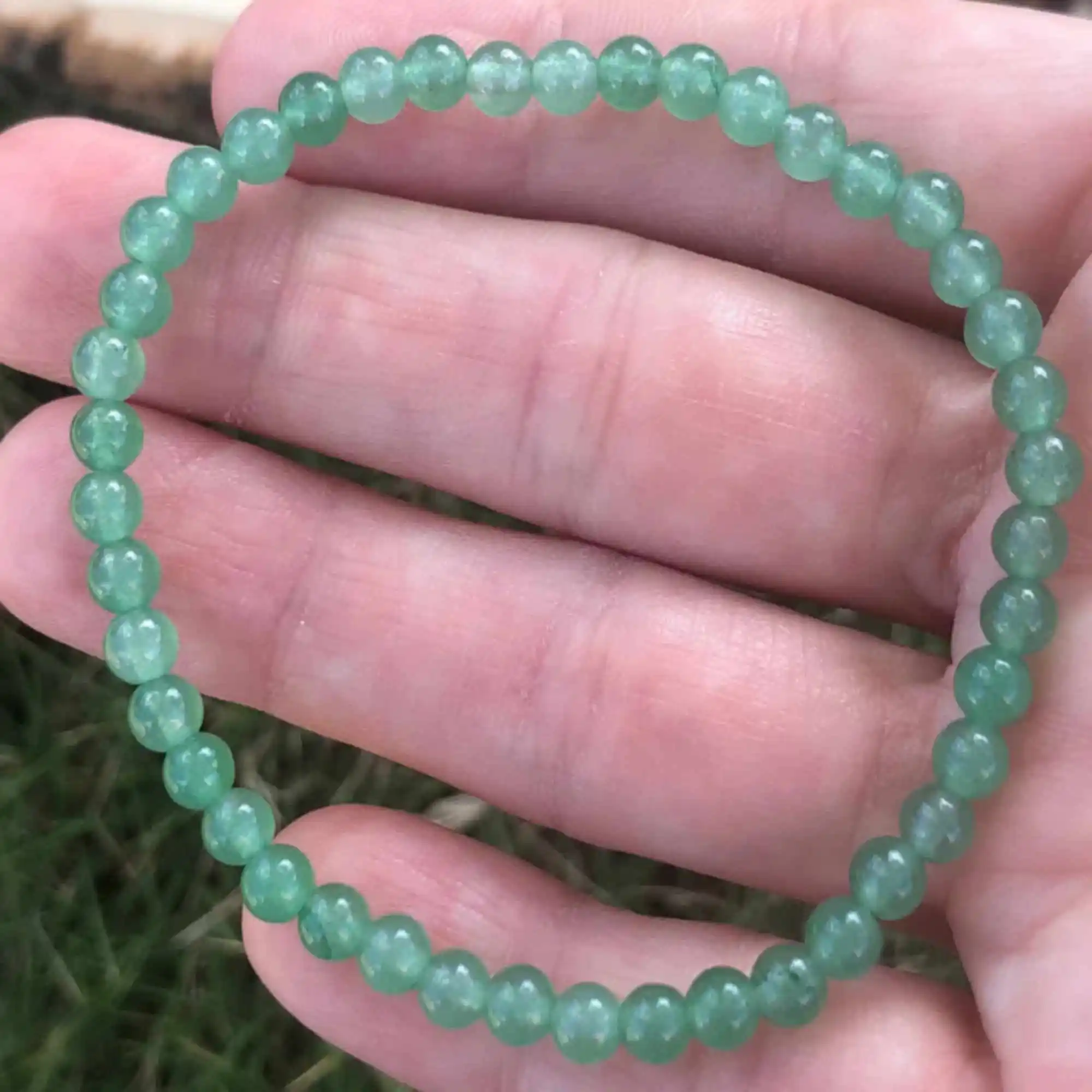 

6mm Natural round green aventurine gemstone beads Bracelet Handmade Elegant Chain Inspiration Energy Colorful Classic Pray