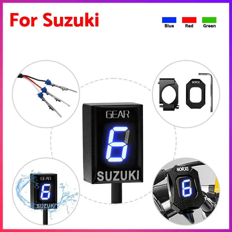 Voor Suzuki Motorcycle Gear Indicator 1 6 Niveau Ecu Plug Mount