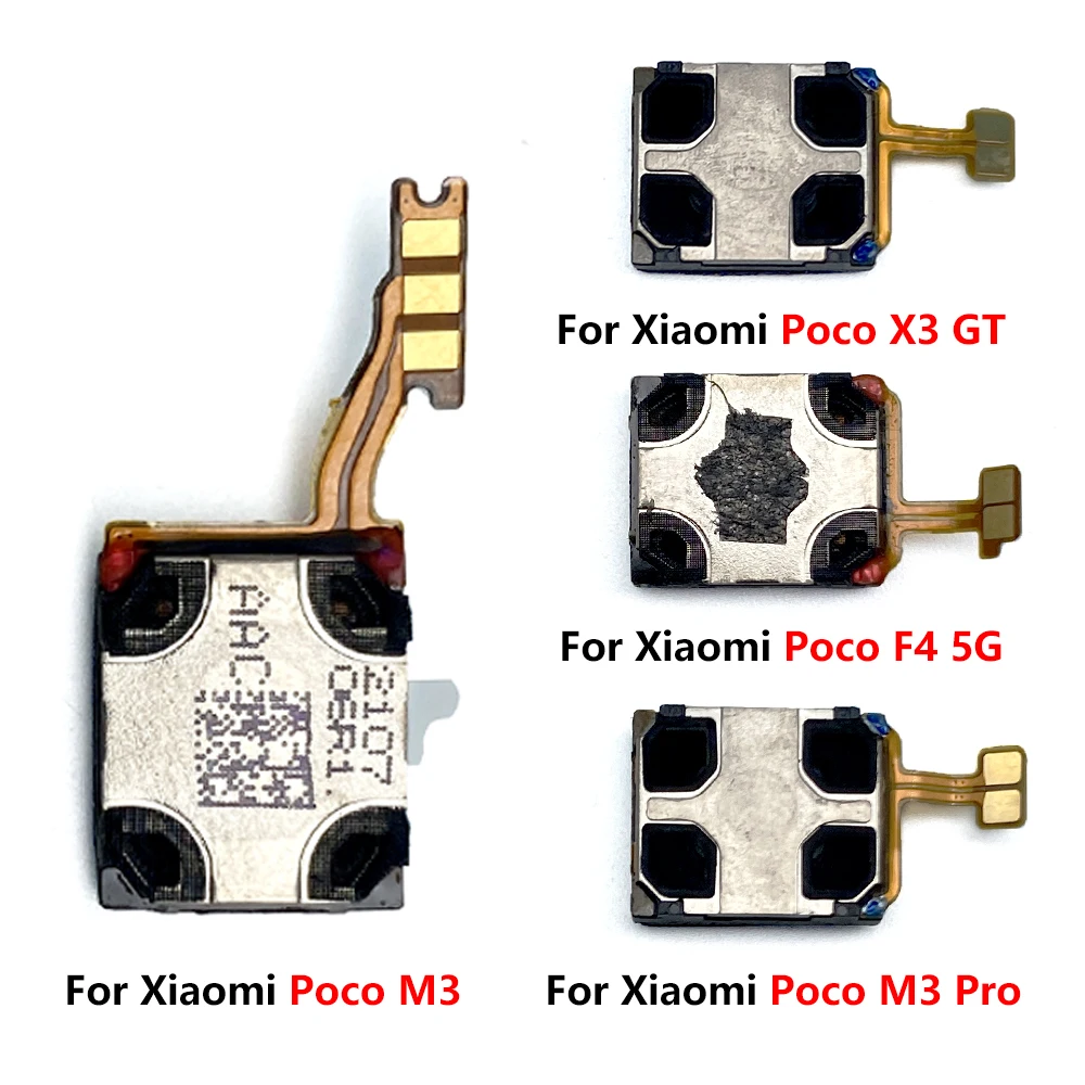 

50Pcs/lots For Xiaomi Poco F2 Pro F3 F4 5G M3 Pro X4 Pro 5G Original Earphone Earpiece Top Ear Speaker Earpiece Speaker Receiver