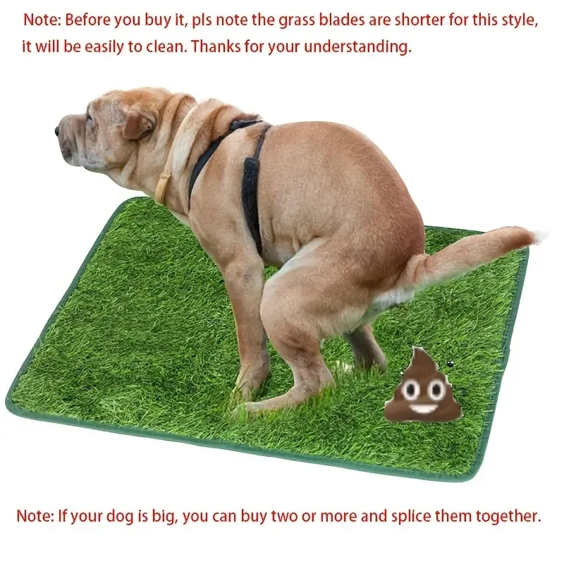 Title 2, Artificial Grass Dog Potty Pad - Easy to Clean,...