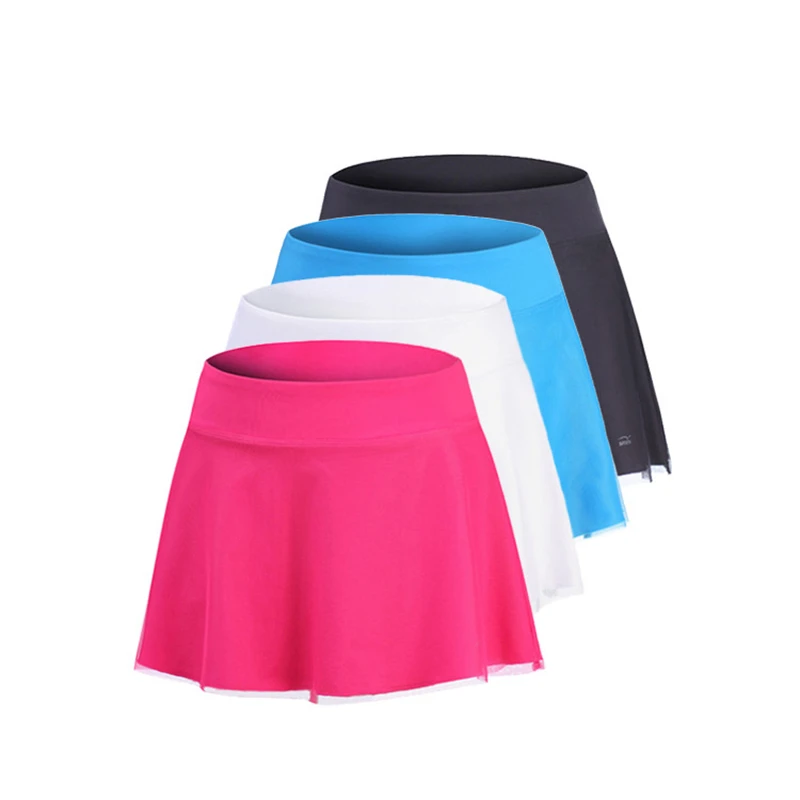 

Женские теннисные юбки Fonoun FN2022 из гренадина, быстросохнущая дышащая эластичная Гигроскопическая юбка с потоотделением