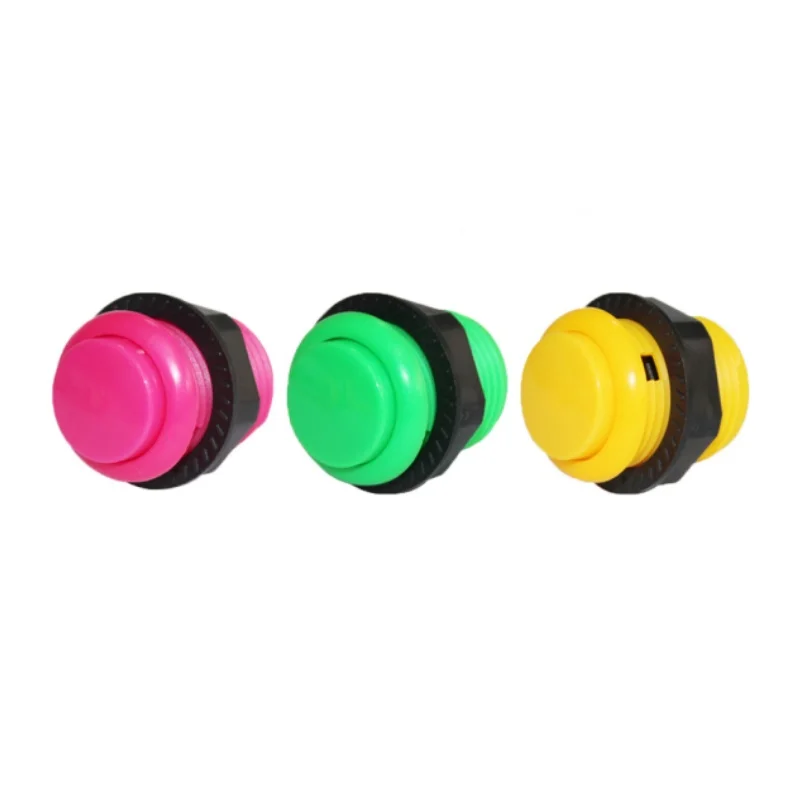 24mm/28mm Small Button in-line Button Moonlight Treasure Box Button Arcade Fighting Games Machine Accessories