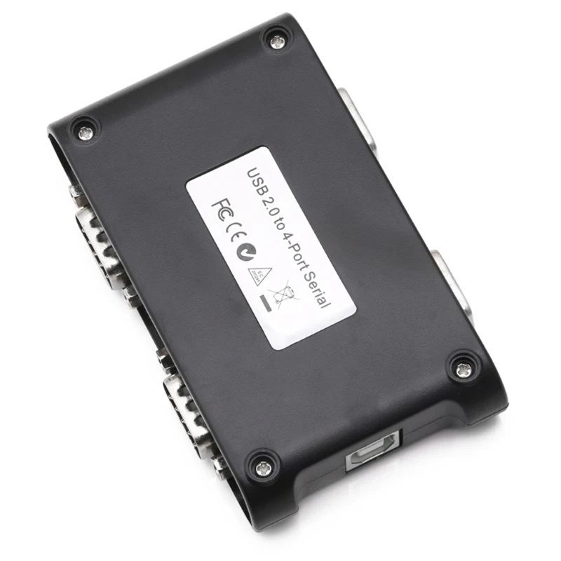 USB 2.0 to 4-Port RS232 Serial Adapter Hub