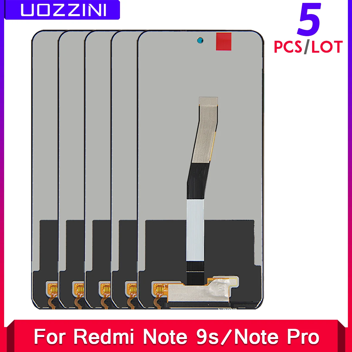 5 шт. протестированный IPS ЖК-дисплей для Xiaomi Redmi Note 9S/Note 9 Pro/Note Max M2003J6A1G M2003J6B2G
