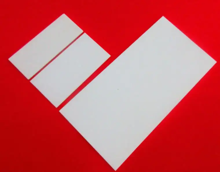 

Customized Alumina Ceramic Sheet 5x22x1mm 6x24x1mm