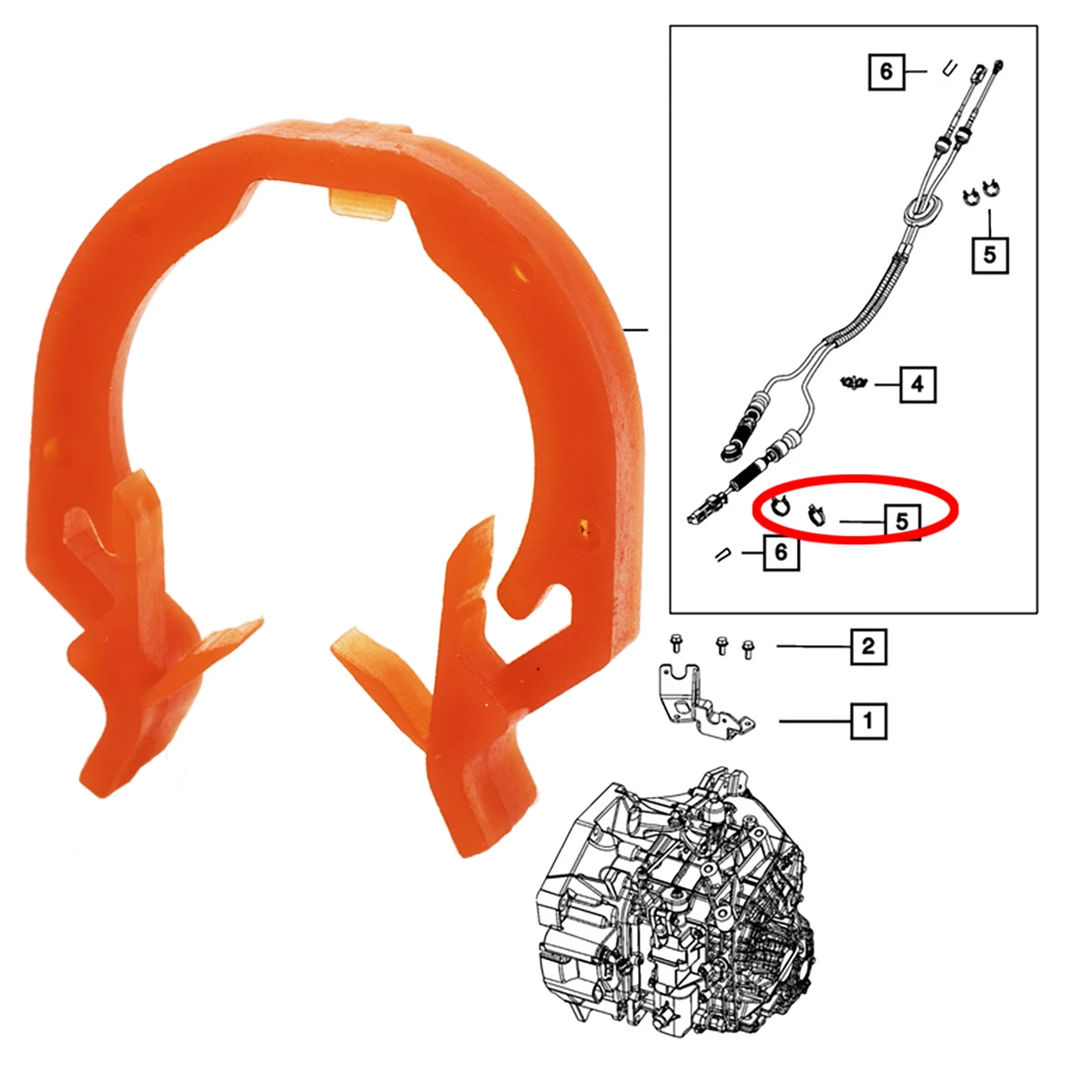 Multi-Purpose Shaft C-Clip 10pcs For Chevrolet Captiva C100 MT Gearbox Shift Cable Clamp Retaining Ring Grip Retainer Fastener