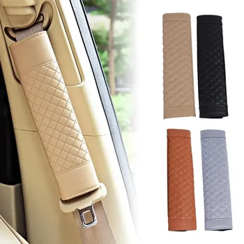 Kit Comfort per Cintura di Sicurezza Auto - Cuscinetti Protettivi Regolabili, Morbidi Imbottiti per Spalle per una Guida Confortevole