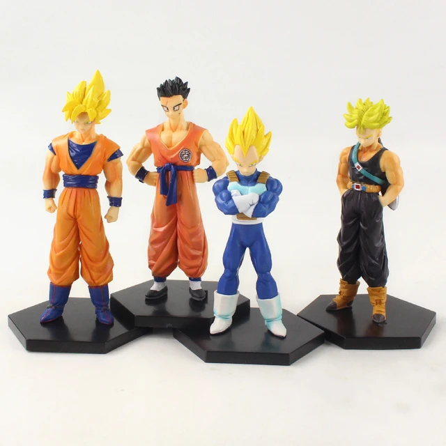 Dragon Ball Super Action Figure para Crianças, Filho Goku Filho, Gohan,  Vegeta, Jiren, Gogeta, Anime Toy, Bonecas Modelo de PVC, Presentes,  Conjunto