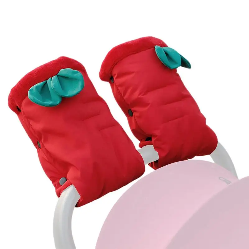 

Stroller Gloves Hand Muff Breathable Gloves For Stroller Adjustable Hand Warmers Comfortable Winter Motorcycle Gloves For Pram