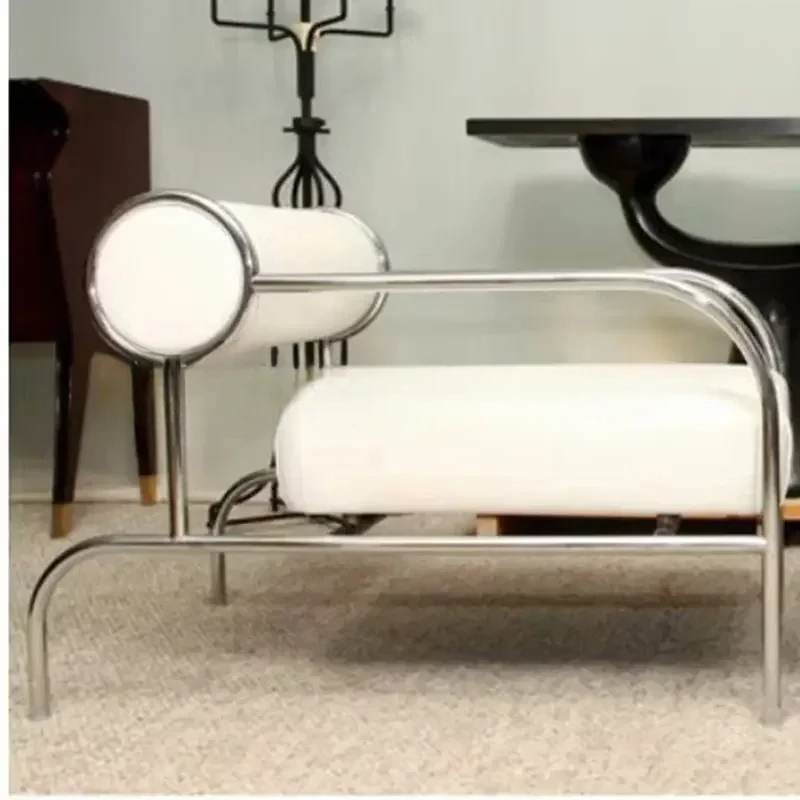 

Nordic Lounge Gaming Living Room Chairs Arm Sofa PU Leather Modern Lazy Chair Designer Unique Fauteuil Salon Home Furniture