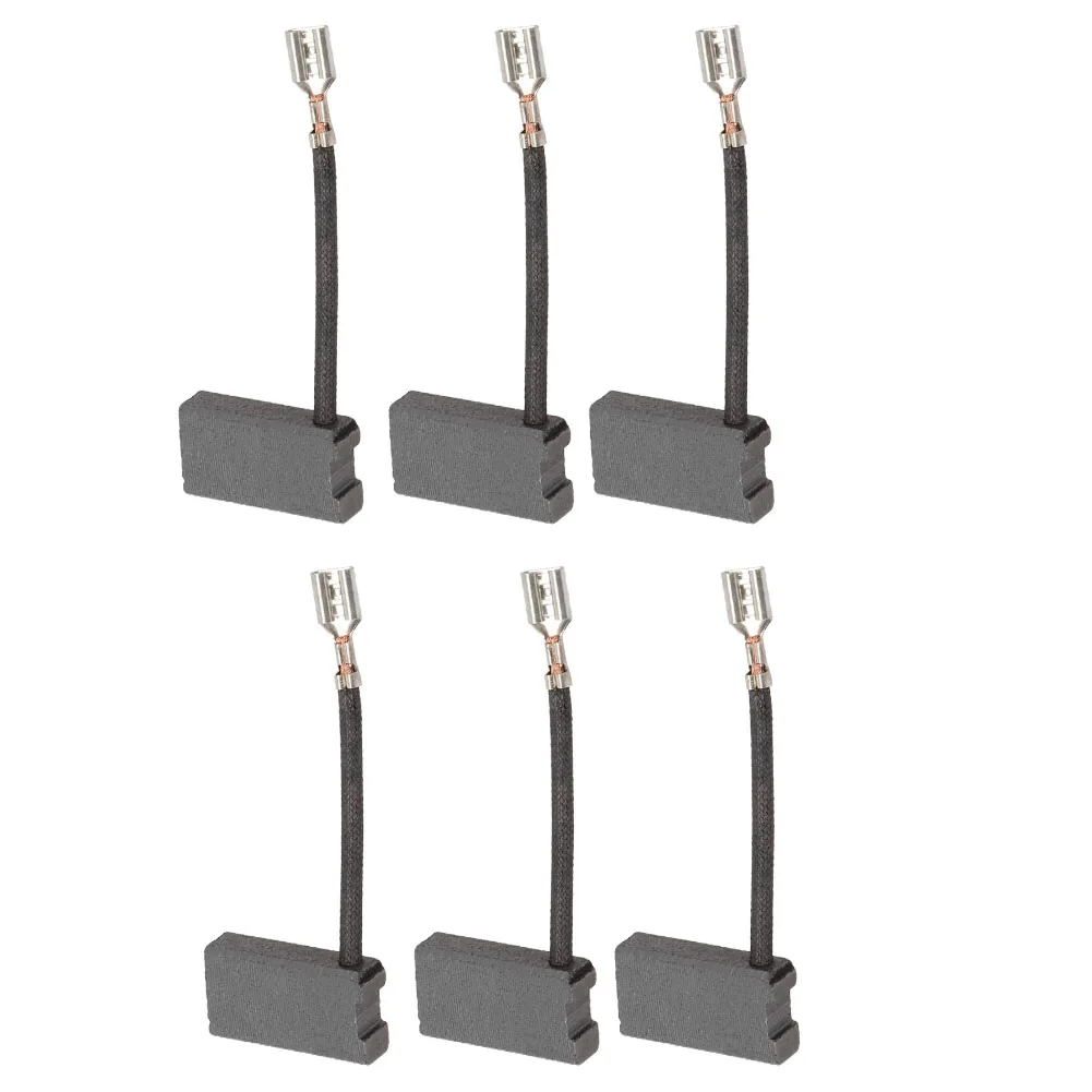 

6 шт., карбоновые щетки для DW368 DW708 CB35 N032830, запчасти для электроинструментов торцовочной пилы 381028-02 381028-08