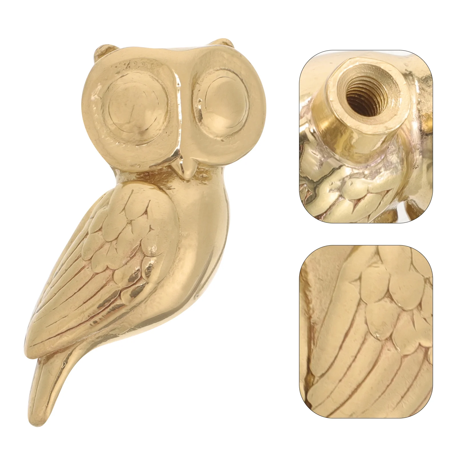 

Wardrobe Owl Holding Hands Nightstands Bookcase Knob Brass Furniture Pull Handle