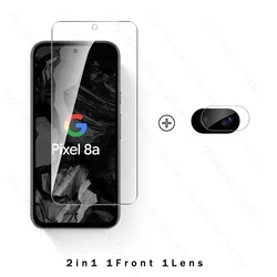 Premium Tempered Glass Screen and Camera Lens Protector Set - Google Pixel8pro (2In1 1Front 1Lens)