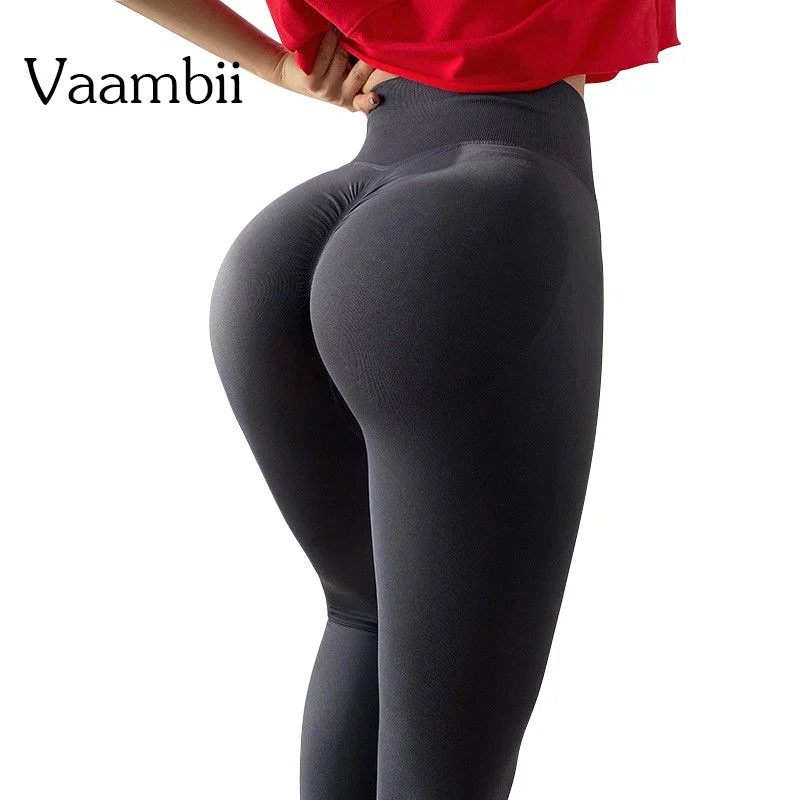 

Scrunch Butt Energy Elastic Trousers High Waist Fitness Running Yoga Pants Active Wear Girl Tights Gym Clothing For Women