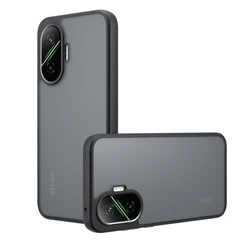 Black Matte Anti-Fingerprint Phone Case for Redmi Turbo4 Pro (Black)