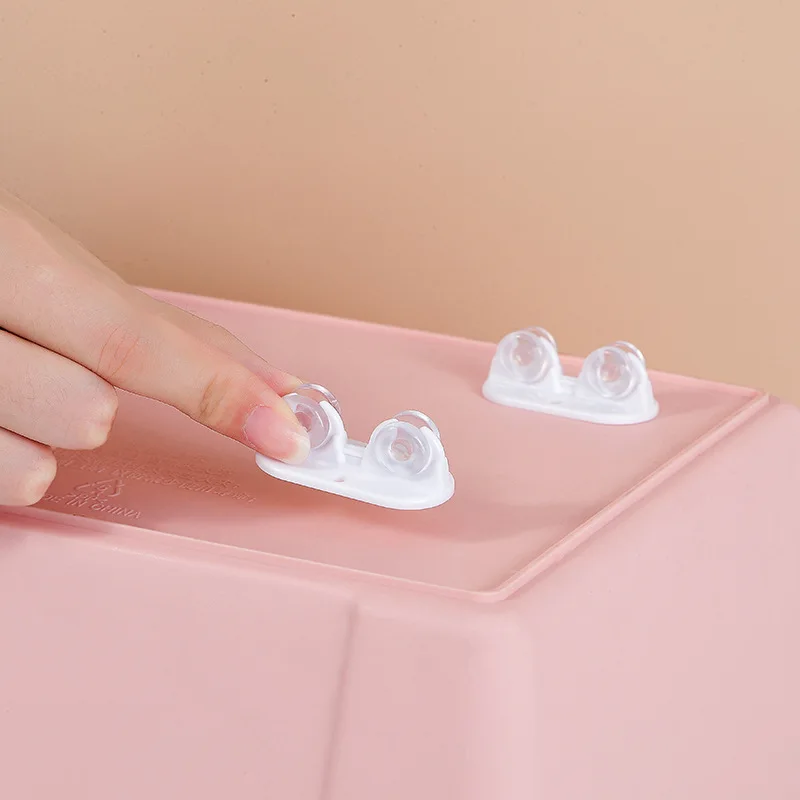 

Pasteable Small Pulley Shelf Universal Wheel Under The Bed Mobile Storage Box Directional Mini Roller Trash Can Casters 8pcs