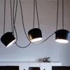 Modern Iron Drum LED Pendant Lights Living Room Decor Lighting Kitchen Diningroom Decor Industrial Office Hanging Light Fixtures 5