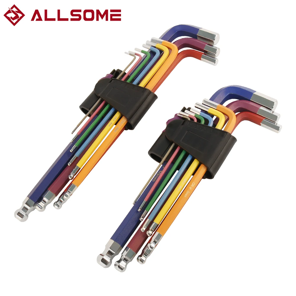 Allsome 육각 키 세트, 메트릭 엑스트라 롱 볼 엔드 육각 키 세트, T 핸들 포함, 컬러 코딩, 1.5mm-10mm, 9 개 알렌 키 세트 Best Top5 Allsome 육각 키 세트, 메트릭 엑스트라 롱 볼 엔드 육각 키 세트, T 핸들 포함, 컬러 코딩, 1.5mm-10mm, 9 개 알렌 키 세트 Best Top5
